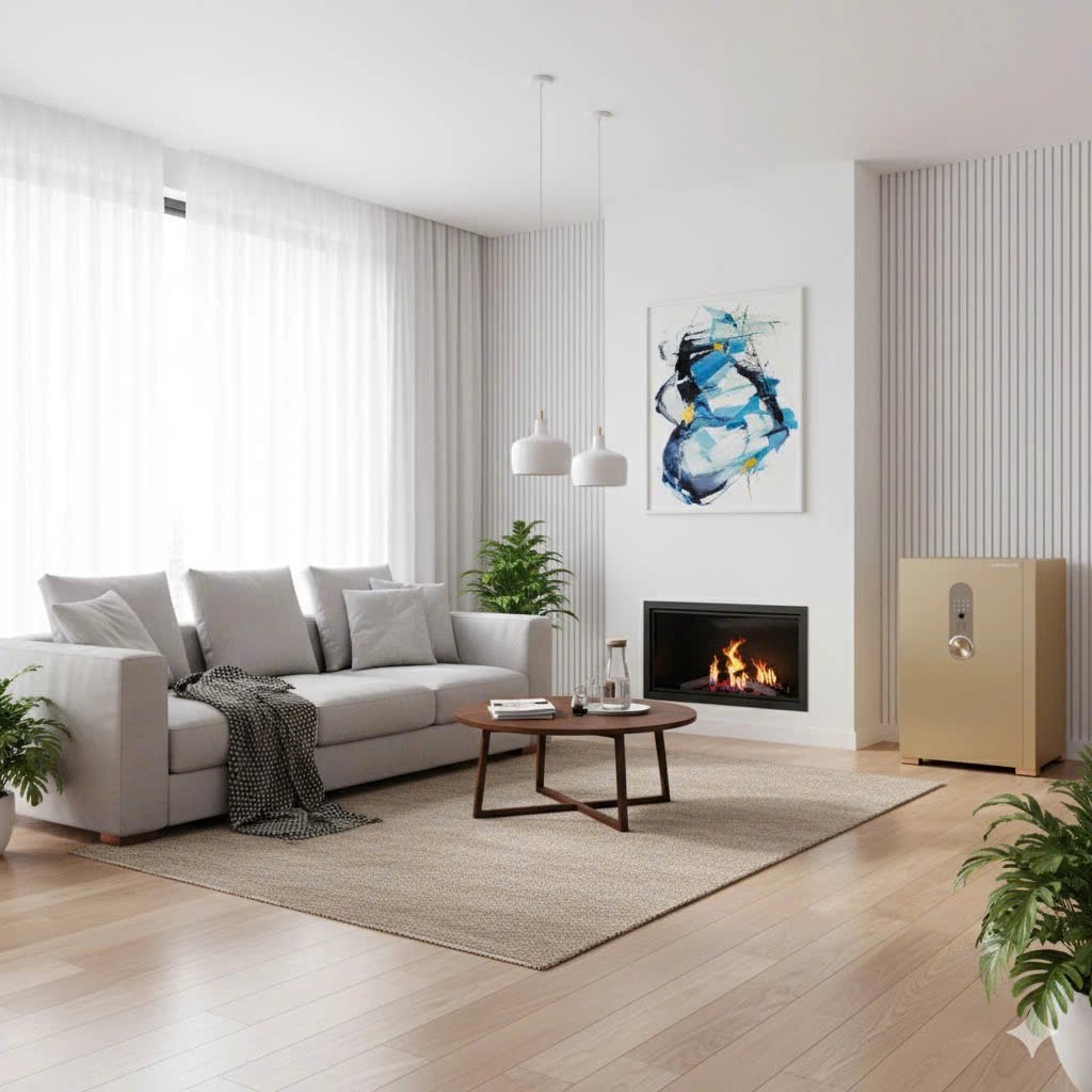 Két Kassler KL-65H8 Gold Sand sang trọng khi đặt tại phòng khách